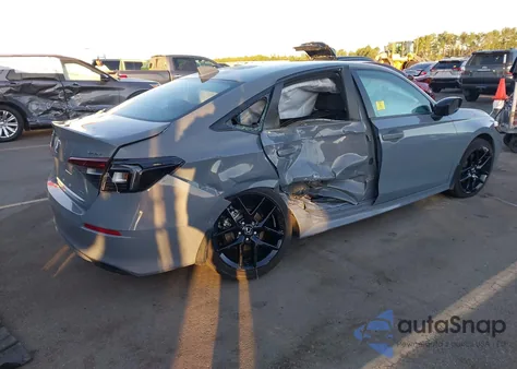2025 Honda Civic Hybrid Sport/Sport Touring from USA, damaged, VIN 2HGFE4F84SH352949